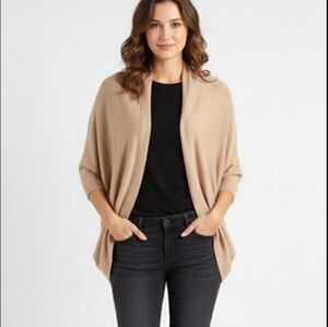 8/$25 A New Day Light Brown Open Front Cardigan size one size fits most
